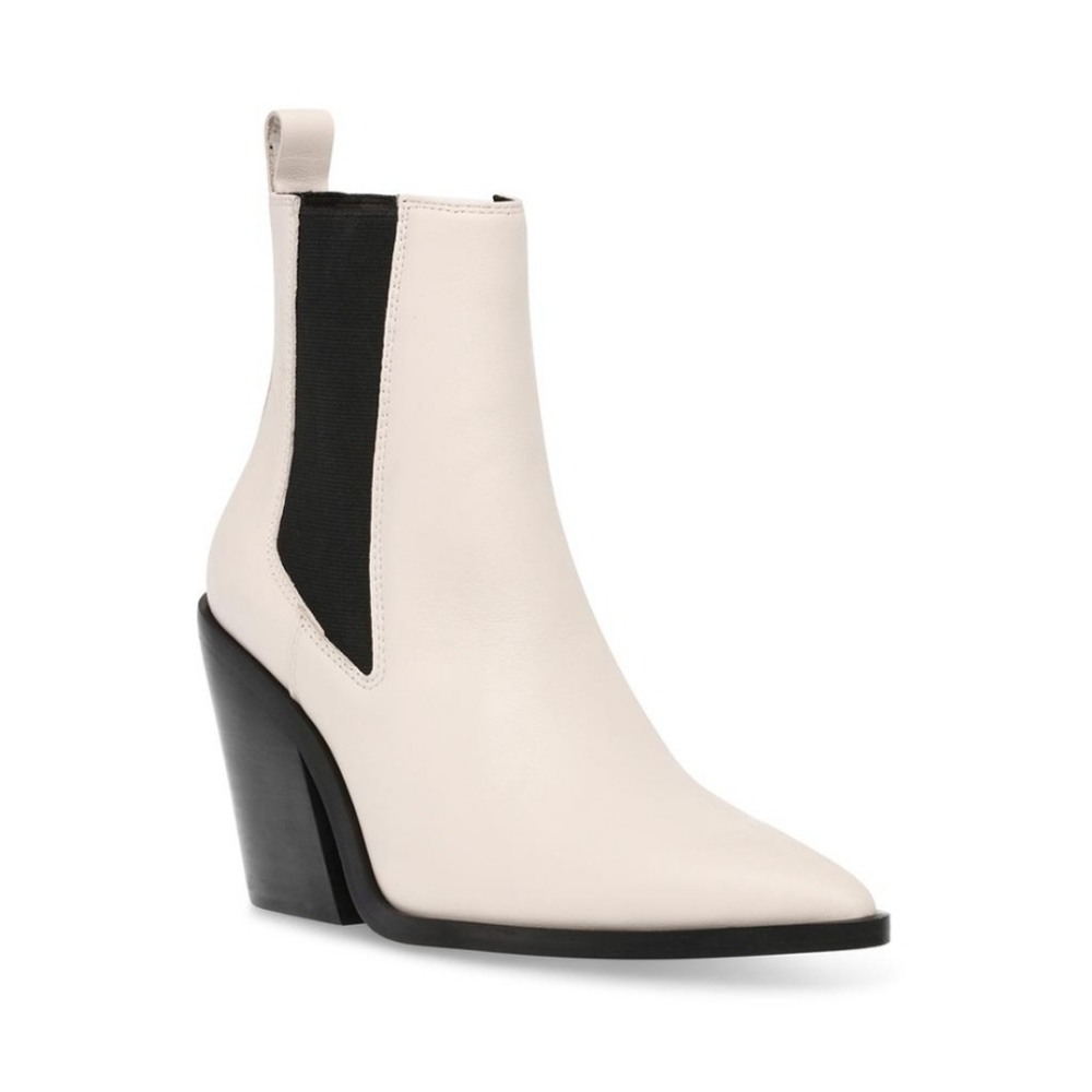 Western Chic Stev Madden Bone Leather Booties - Picture 5 of 5